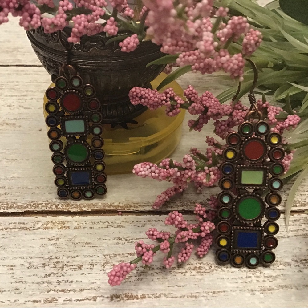 #61 Rectangular Earrings